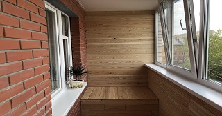Отделка, остекление, утепление балконов в Тихорецке от 205 руб. м/2.
