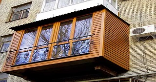 Внешняя отделка балкона Тихорецк цена от 1021 руб. м/2.